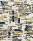 STUDY BLUE GOLD 8X10